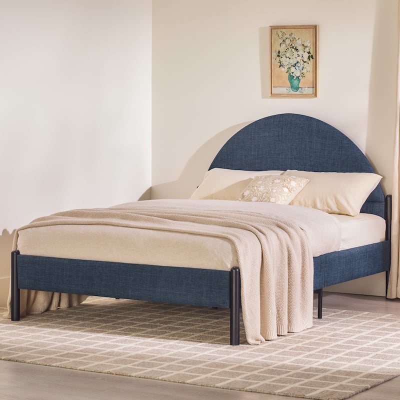 Middlebrook Designs Modern Arch Headboard Queen Bedframe