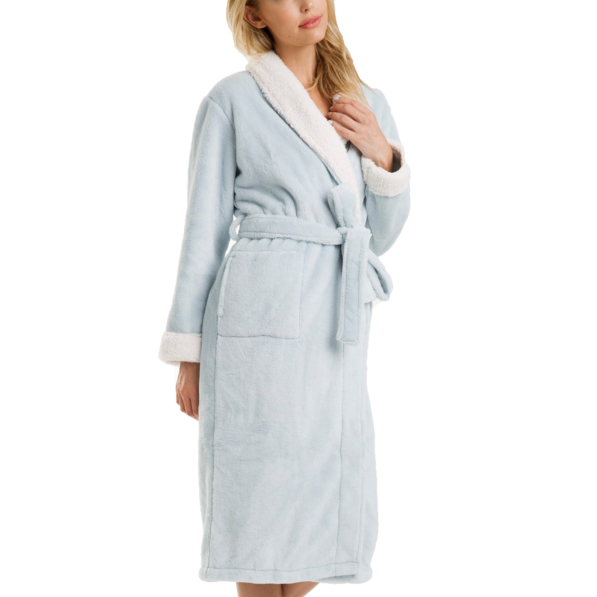 Plush and Cozy Sherpa Fleece Robe