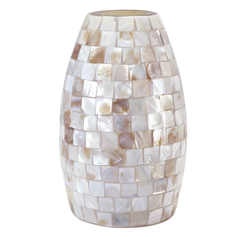 Pendant Shade for Mini Pendant Light Chandelier Ceiling Light Fixture - 1 Pack - Acid-etched glass and mosaic tiles