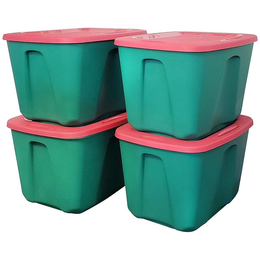 Progressive International CB-20 Storage Bowls with Lids, Set of 3, teal,  green and red