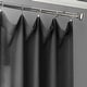 preview thumbnail 11 of 62, Exclusive Fabrics Ombre Faux Linen Light Filtering Curtains (1 Panel) - Lightweight Elegance, Natural Light Enhancement