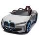 preview thumbnail 41 of 58, Licensed BMW I4,12v Kids ride on car 2.4G W/Parents Remote Control Blue White