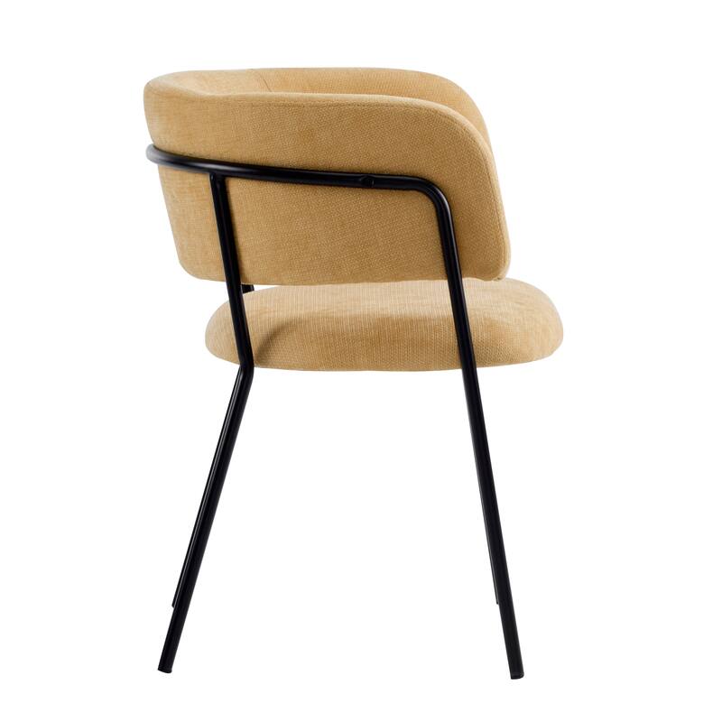 Nest Upholstered Arm Dining Chair by Christopher Knight Home