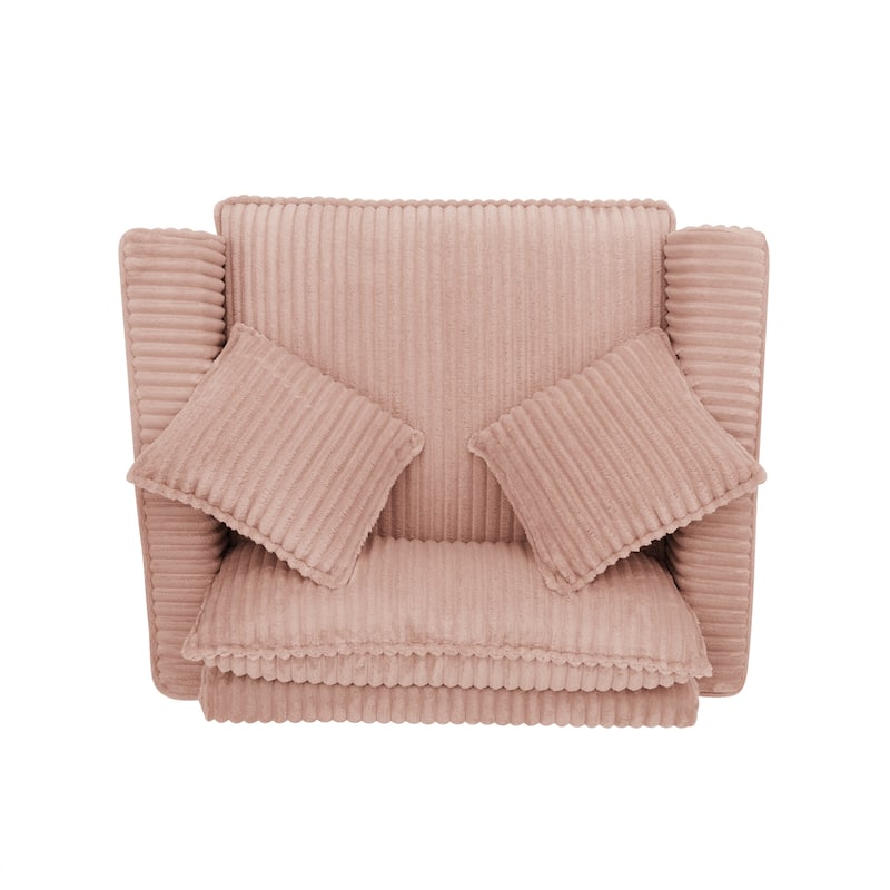 Lazy Sofa Chair, Comfortable Single-person Sofa Chair, with a Backrest and Soft seat Cushion, Having Armrests on Both Sides
