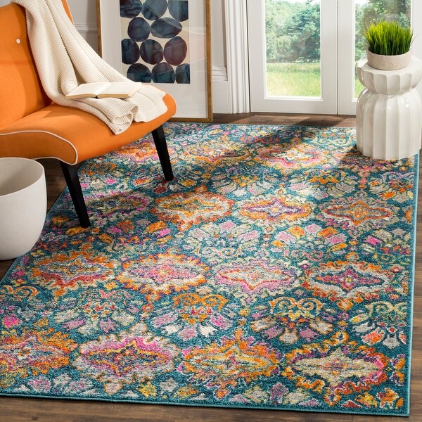 Safavieh Madison Sumayya Boho Floral Damask Rug