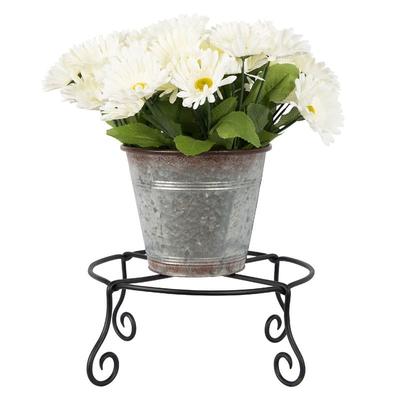 Piazza Flower Pot Plant Stand - 16 x 16 x 6 inches
