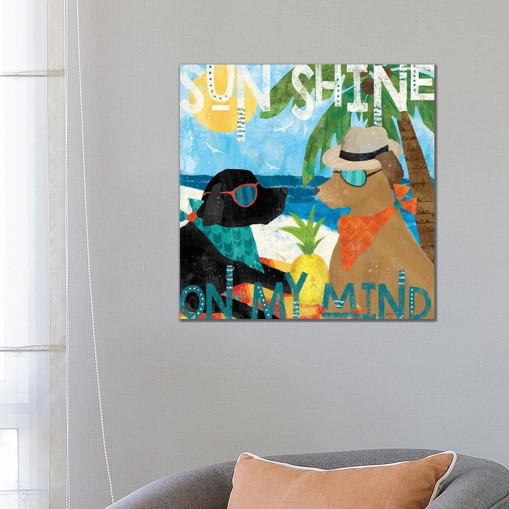 iCanvas "Good Vibes III" by Veronique Charron Canvas Print