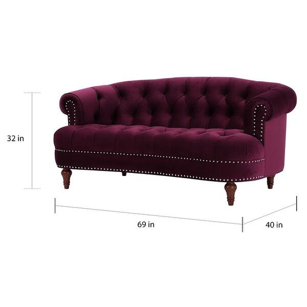 Barcelona Velvet Chesterfield Tufted Sofa Bed Bath & Beyond 30733532