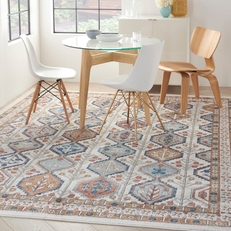 Nourison Concerto Traditional Persian Geometric Area Rug