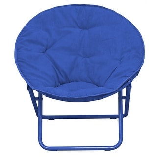 light blue saucer chair