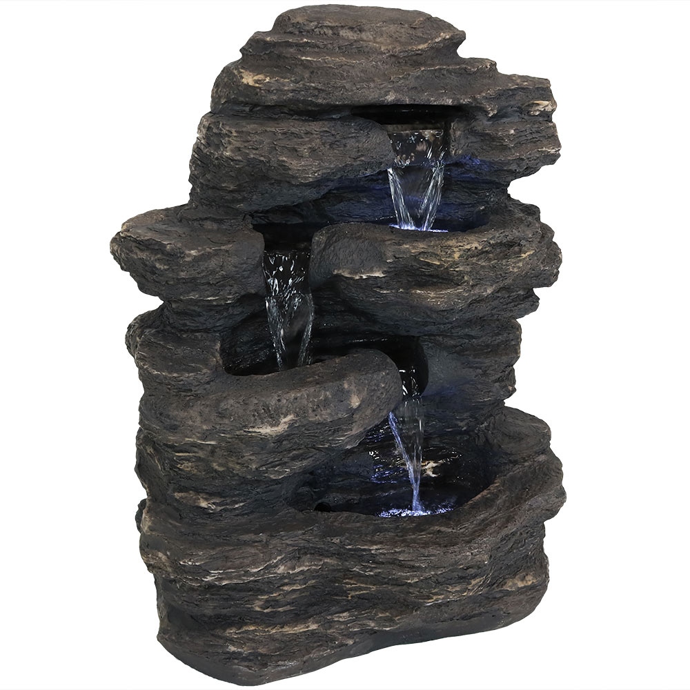 Rock Falls Outdoor Waterfall Water Fountain 24