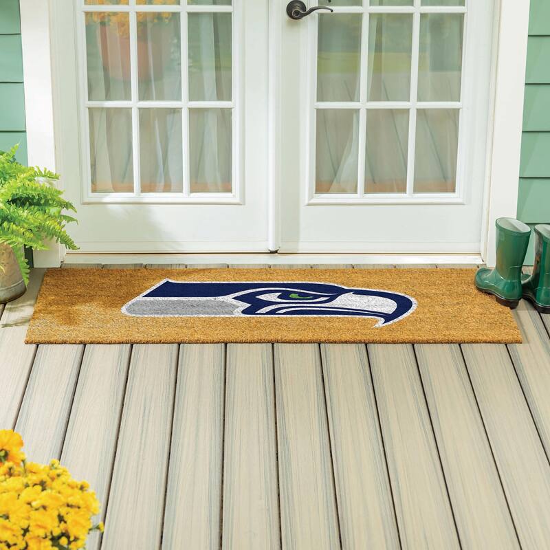 Seattle Seahawks Full Color Indoor/Outdoor Coir Mat