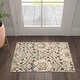 preview thumbnail 57 of 125, Miranda Haus Oriental Traditional Floral Damask Indoor Area Rug 2' x 3' - Light Blue