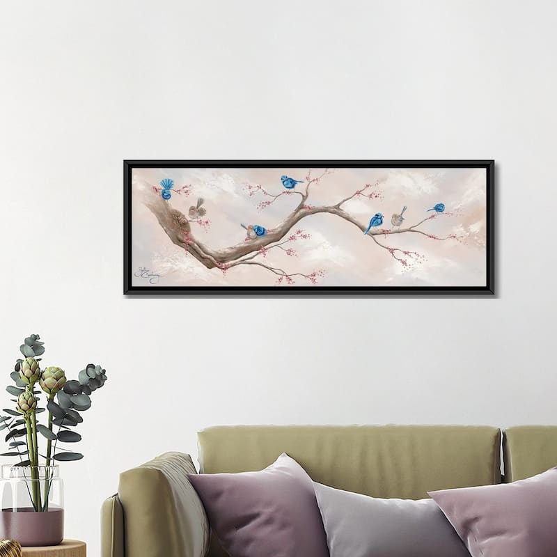 iCanvas "Fairy Wren, Ventures" by Isabella Karolewicz Framed