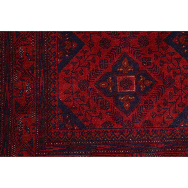 Southwestern Biljik Khal Mohammadi Raquel Red/Blue Rug - 5'2'' x 6'6''