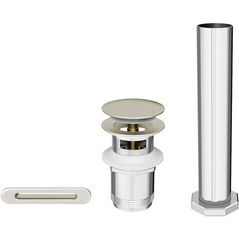 American Standard Studio S Freestanding Drain Kit - Brushed Nickel