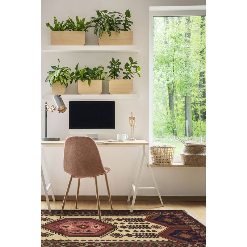 ECARPETGALLERY Hand-knotted Anadol Cream Wool Rug - 3'5 x 5'2