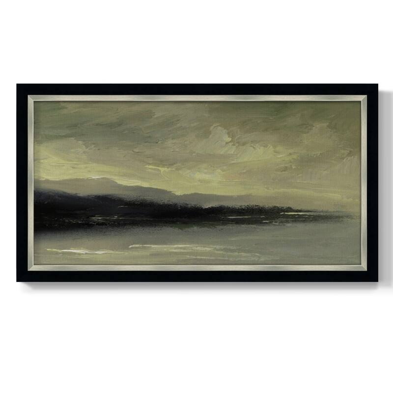 Coastal Dawn Premium Framed Canvas- Ready to Hang