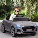 preview thumbnail 10 of 16, Qaba Audi Q8 e-tron Sportback Licensed 12V Kids Ride on Car, Battery Powered Kids Electric Car Remote 4 Spring Suspension Wheels Grey