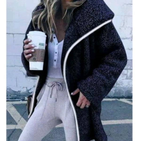 New Womens Ladies Plus Size Teddy Coat Winter Cardigan Overcoat Outerwear Jacket. Opens flyout.