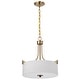 preview thumbnail 7 of 8, Nuvo Lighting 60/8204 Liam 3 Light 16" Wide Pendant
