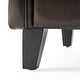 preview thumbnail 10 of 8, Leeds Brown Bonded Leather Club Chair by Christopher Knight Home