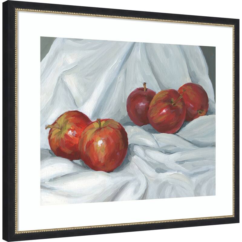 Red Apples by Carrie Arnold Wood Framed Wall Art Print