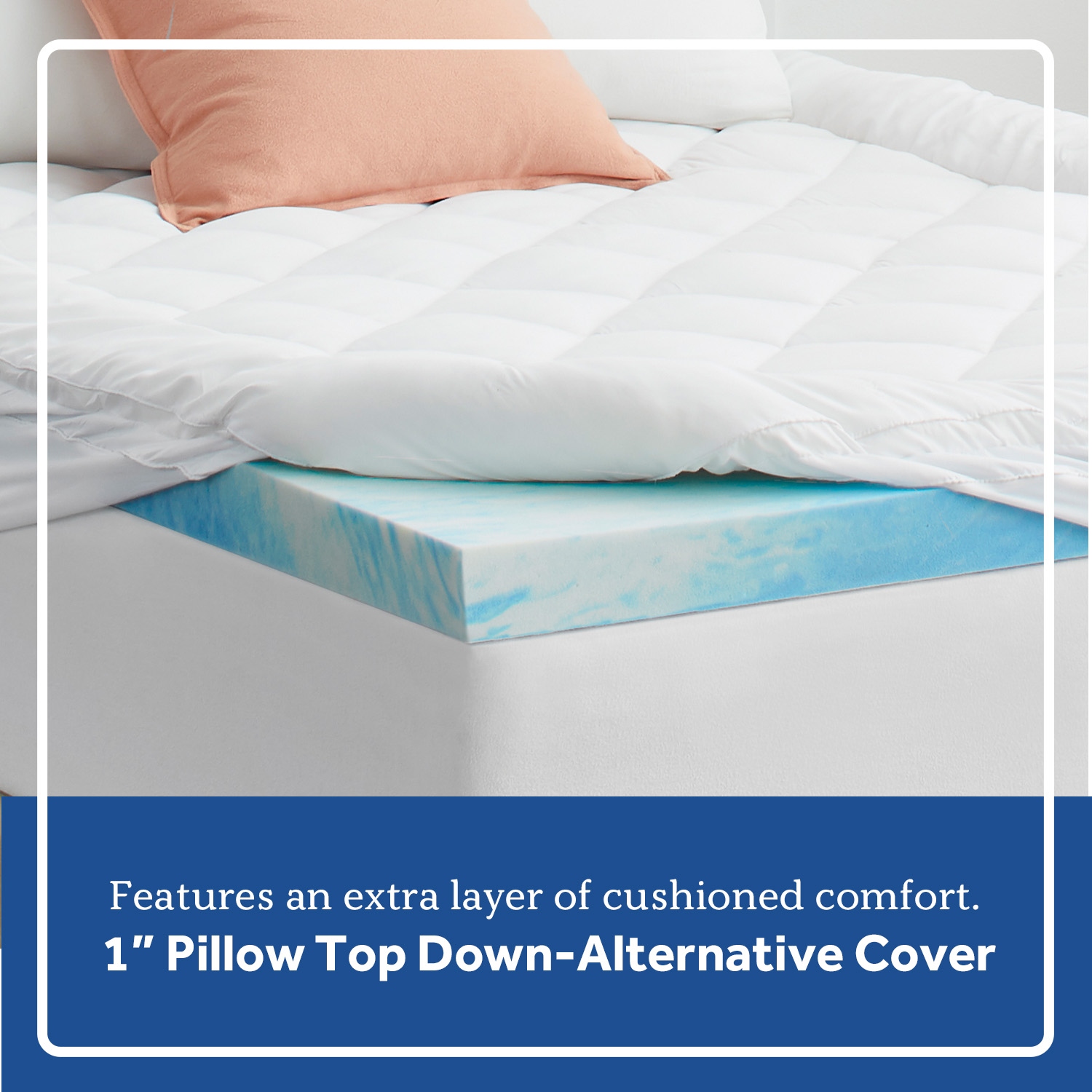 Gel pillow top mattress topper new arrivals