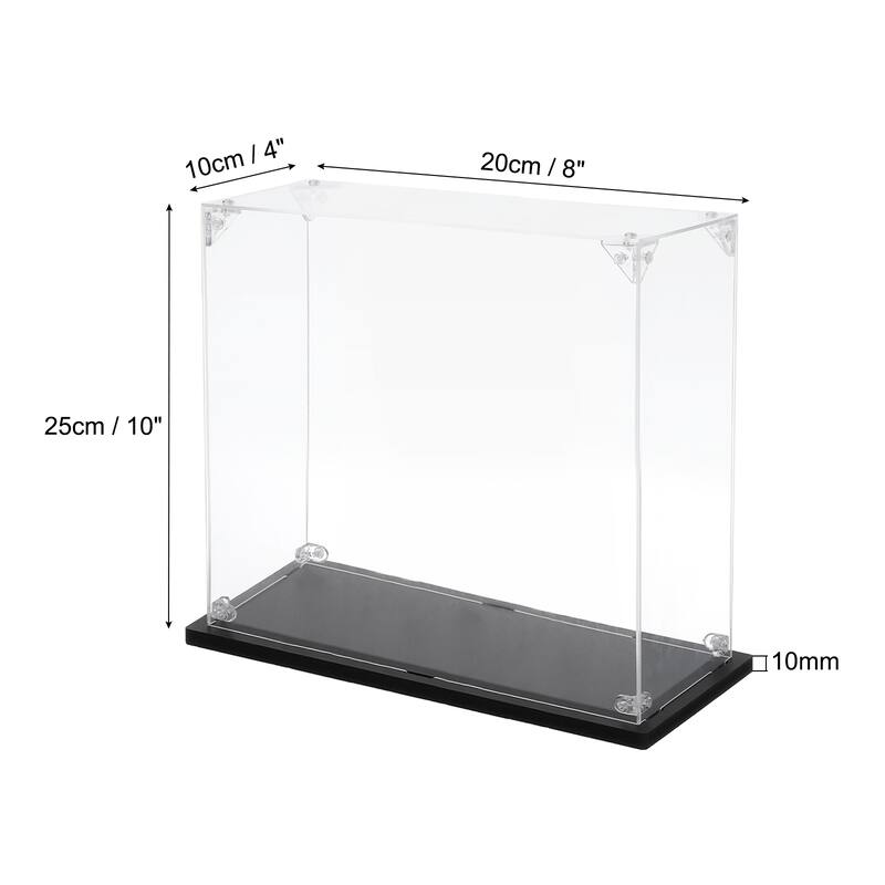 Acrylic Display Case, for Displaying Collectibles, Dolls, Model Car - 4"x8"x10"