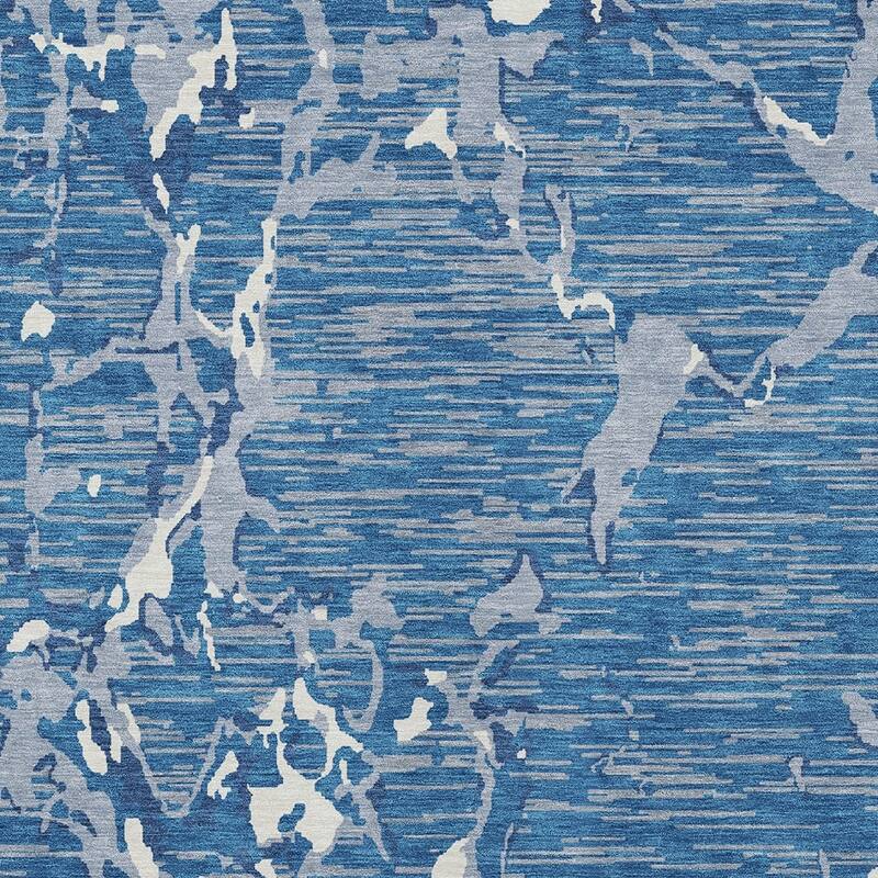 HomeRoots Striped Transitional Rectangle Outdoor Rug