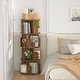 preview thumbnail 96 of 102, 4/5/6 Tiers Round Rotating Bookcase, Revolving Floor Standing Bookshelf Corner Organizer Display