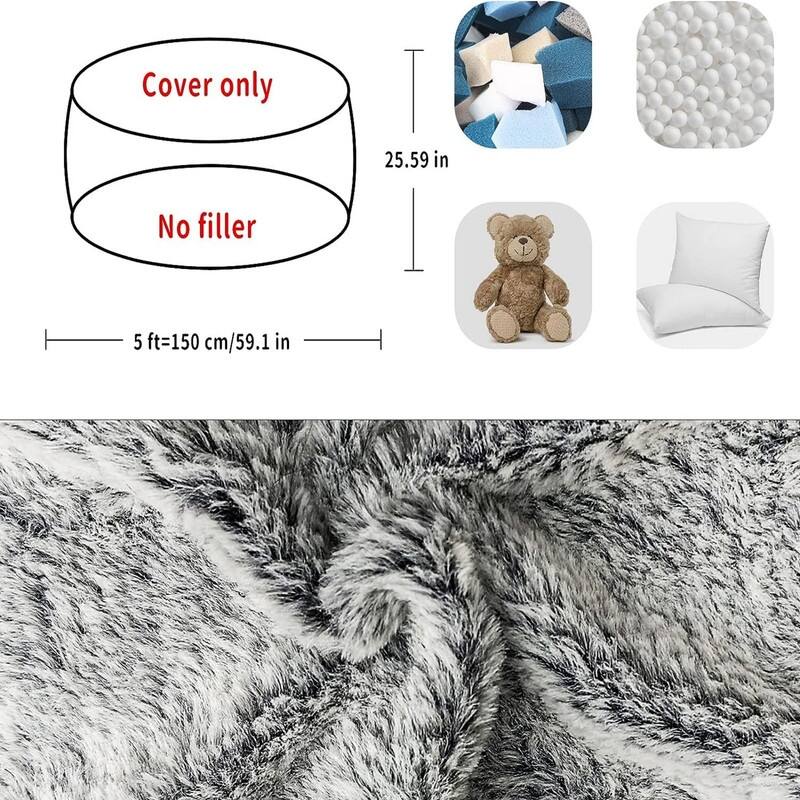 Bean Bag Chair Cover(No Filler) Big Round