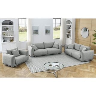 Sofa Sets for Living Room Apartment 3 Piece, Big Sofa Sectional Sofa