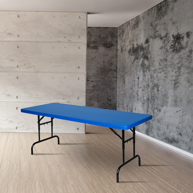 Hampden Furnishings Baldwin Collection 30 X 72 Height Adjustable Folding Table