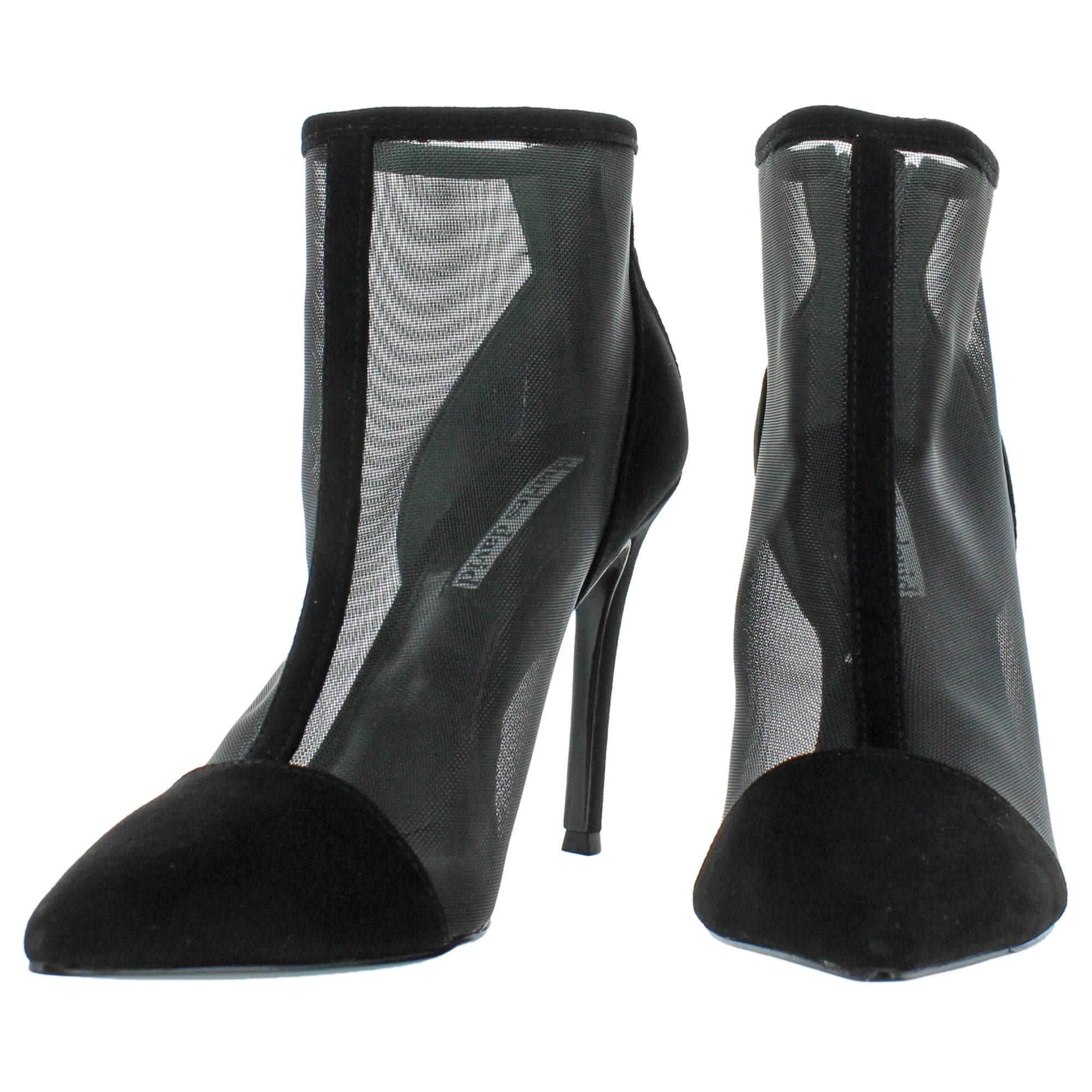 charles david cashmere mesh bootie