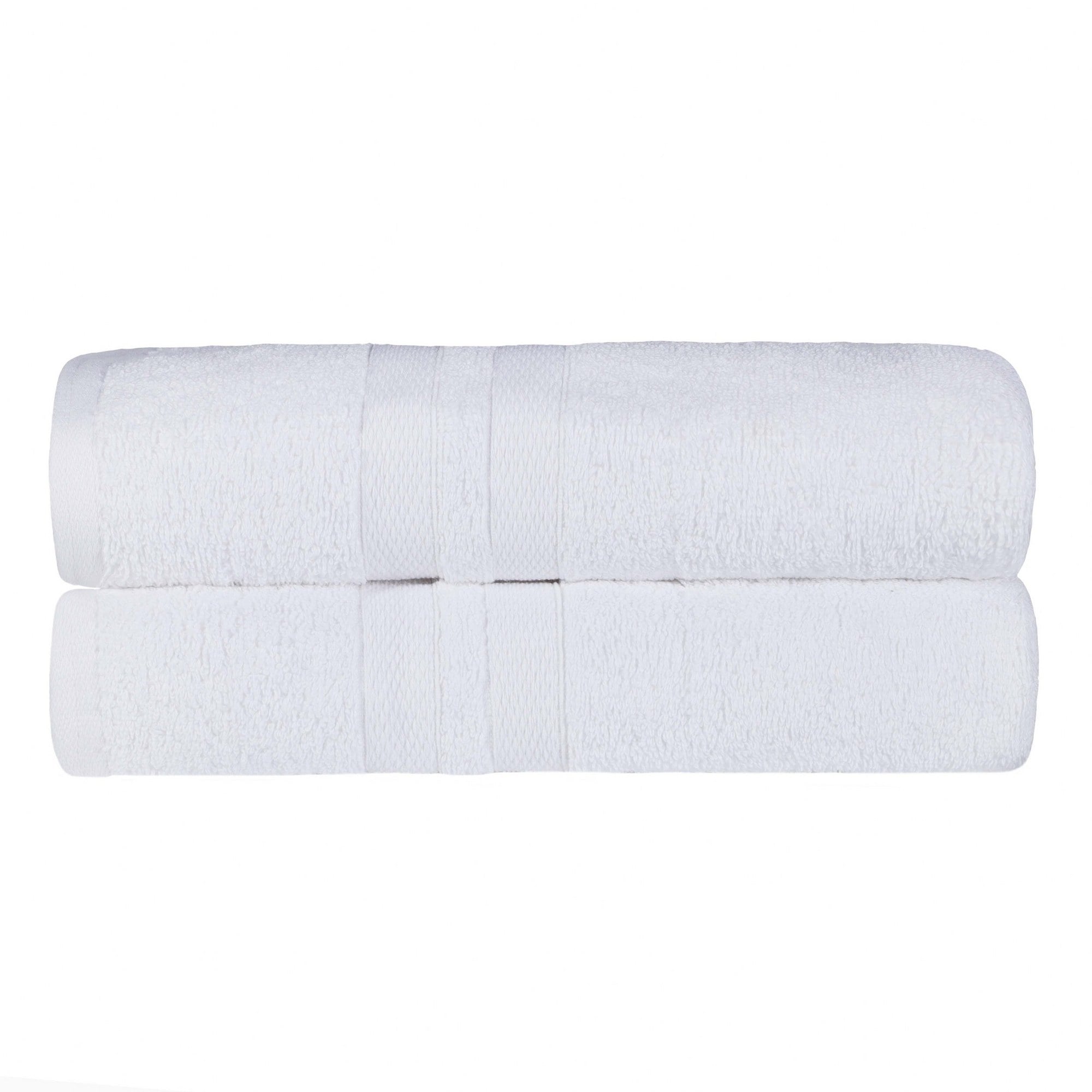 Cotton Quick-Drying 2 Piece Absorbent Solid Bath Sheet Set - Picture 42 of 45