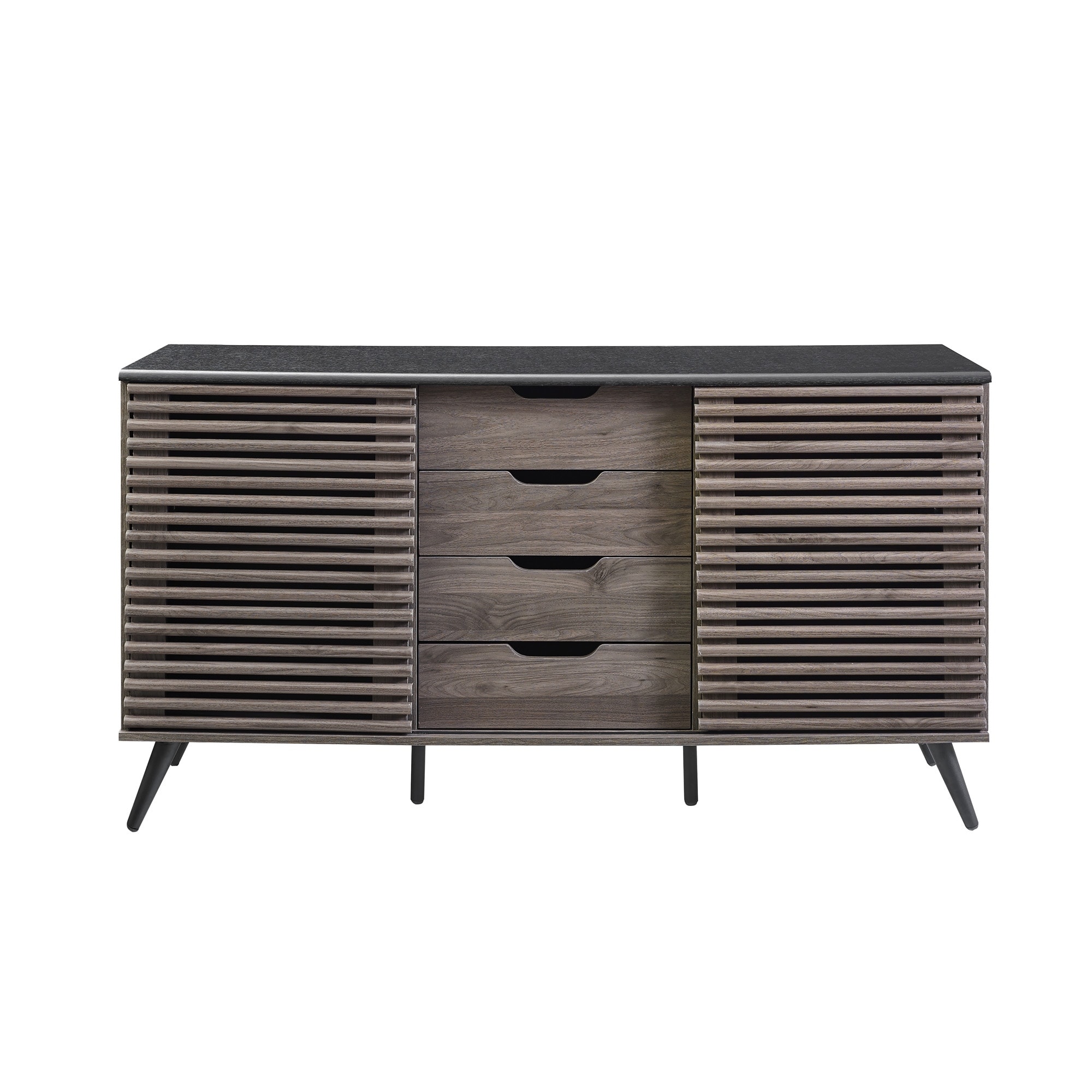 Strick & bolton sliding hot sale slat door sideboard