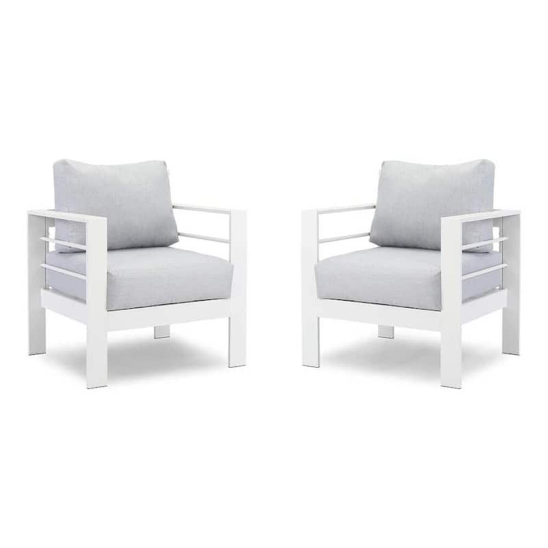 Royalcraft 2 PCS Aluminum Outdoor Armchair