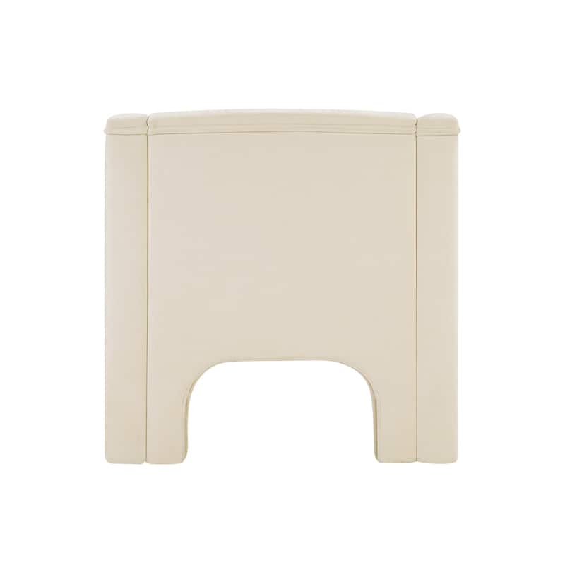 Christopher Knight Home - Barrel Modern Upholstered Accent Chair with Ergonomic Comfort.