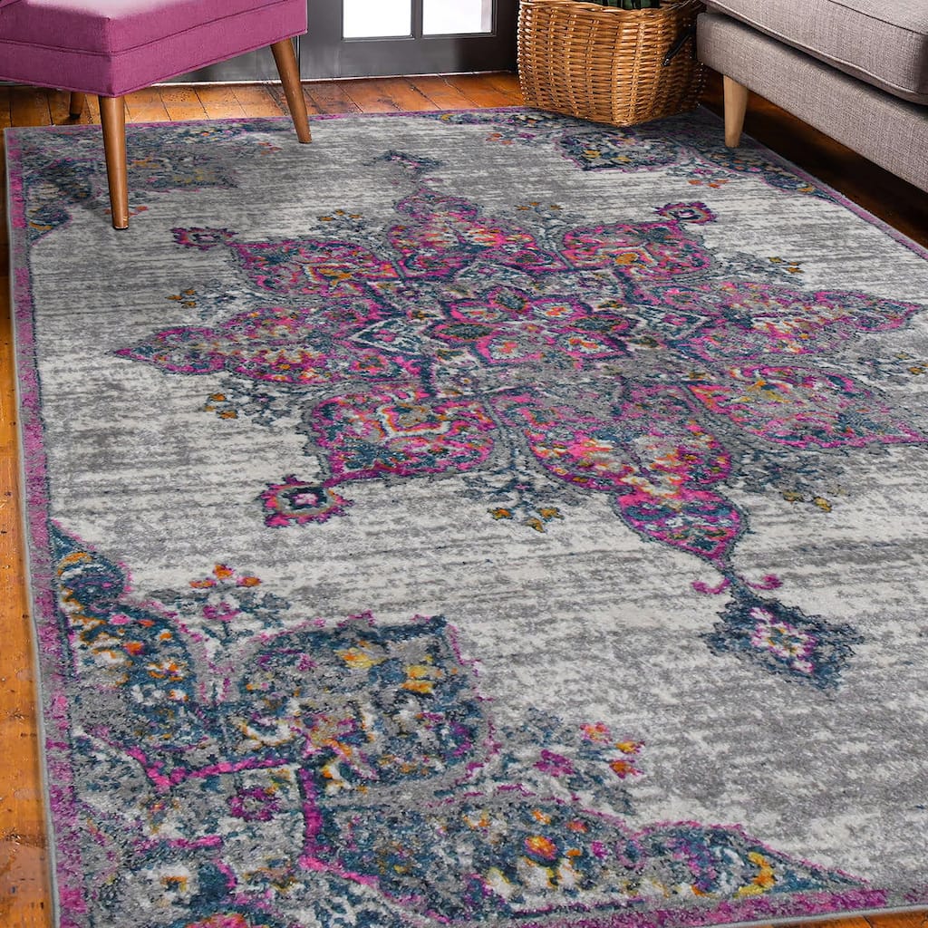 Magi Marissa Bohemian Medallion Area Rug