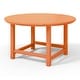 preview thumbnail 57 of 180, Polytrends Laguna Kids Outdoor 38" Round Poly Dining Table for Children