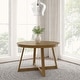preview thumbnail 1 of 36, Plank and Beam Classic Solid Wood Round Dining Table - 47" Pecan Wirebrush