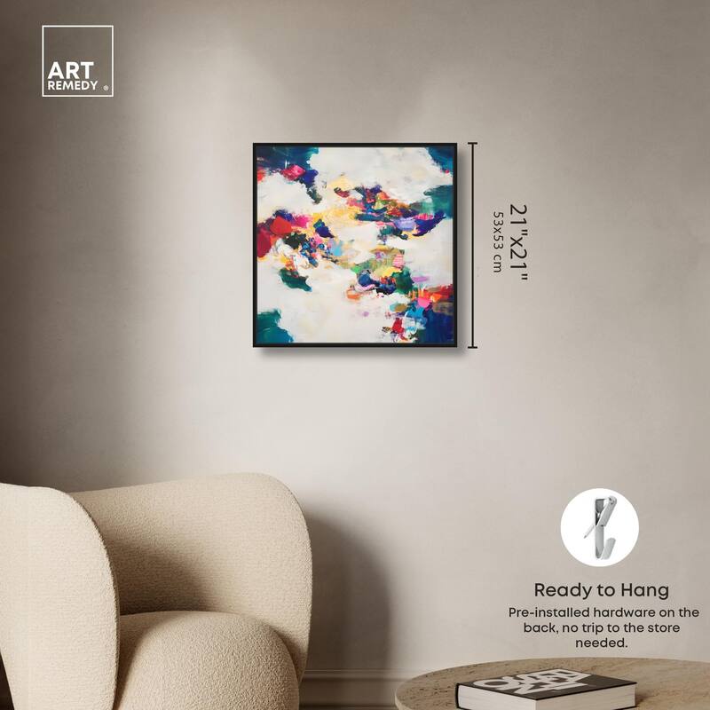 Spectrum Splash Canvas by Art Remedy