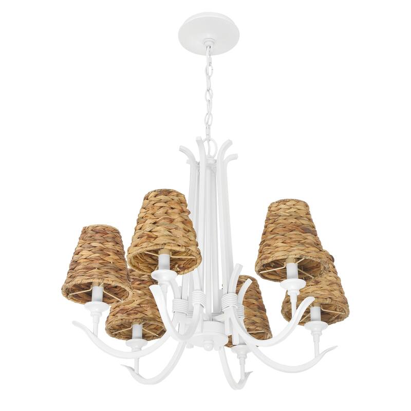 Craftmade 58326 Kokomo 6 Light 24" Wide Chandelier