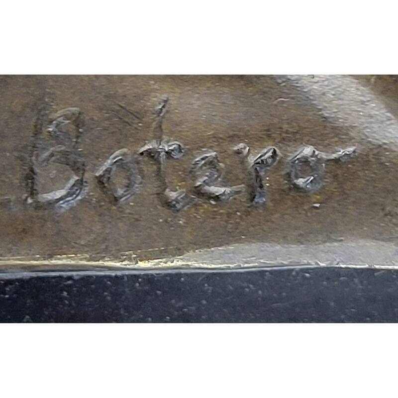 Botero Bronze Sculpture Statue Dancing Couple Figurine Art Figure Marble Decor