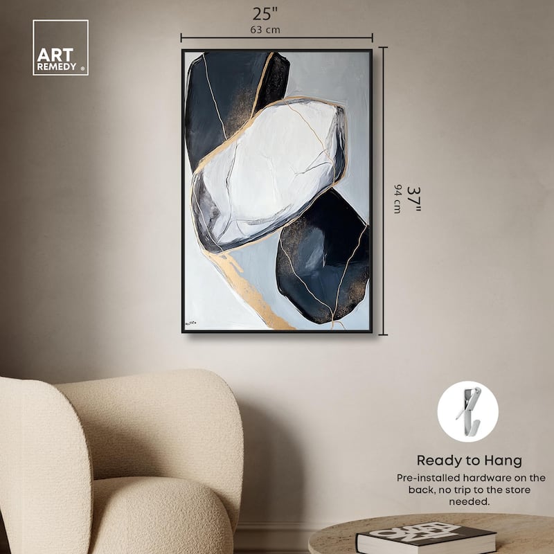 Mineral Essence I Canvas by Art Remedy