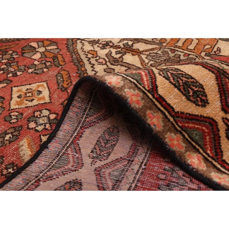 ECARPETGALLERY Hand-knotted Konya Anatolian Red Wool Rug - 4'7 x 9'4