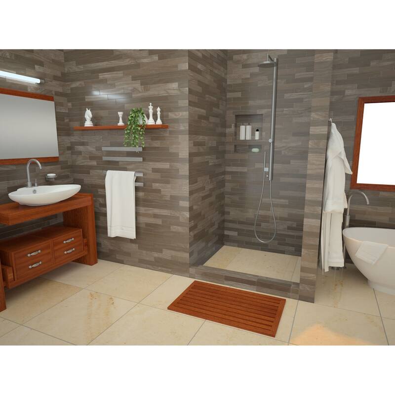 Tile Redi RT4848RPVC Redi Trench 48" x 48" Square Shower Base with