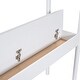 preview thumbnail 72 of 108, Kids Loft Bed Elegance Teddy Fleece Loft Bed with Full Length Guardrail, Storage Shelf, 4 Drawers, and Convertible Desk