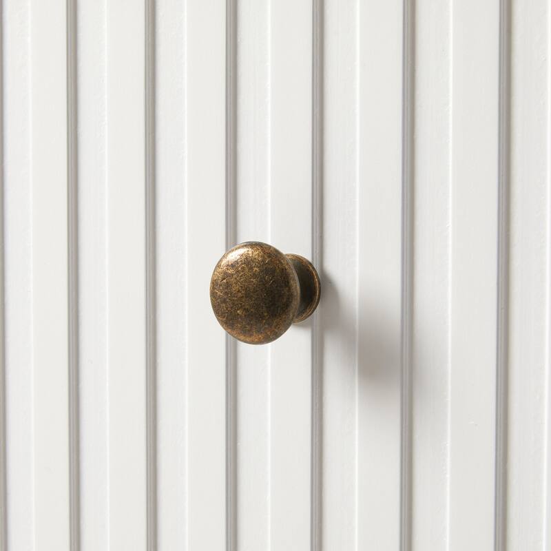 Fluted Console Table with 3 Drawers